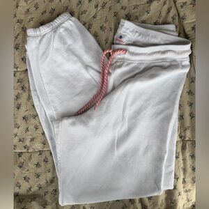 Sundry Basic Sweatpants with Pink & Cream Drawcord